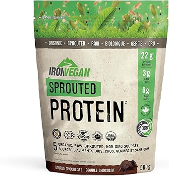 Iron Vegan Sprouted Protein   500g Chocolate