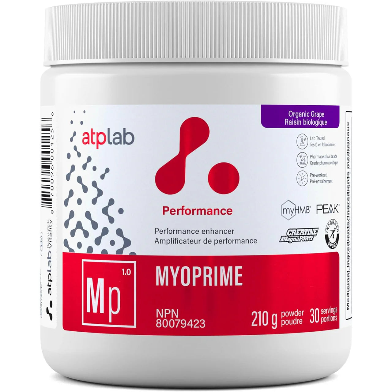 ATP   Myoprime Organic Grape   210g