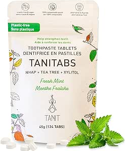 TANIT   Toothpste Tab., Frsh Mint, 124tab pch