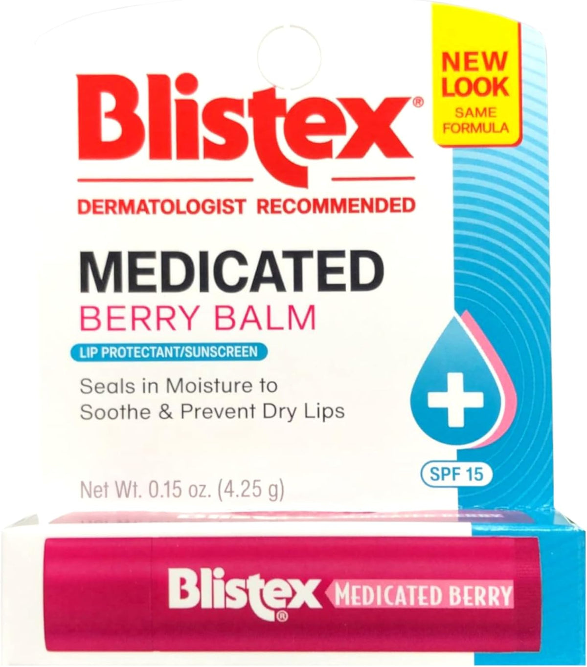 BLISTEX LIP BALM BERRY PANEL 4.25G STICK MED. pack of 24