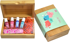 Suncoat   Go Glow Bamboo Manicure Box 1set