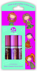 Suncoat   Juicy Gloss Lip Gloss Trio 1set