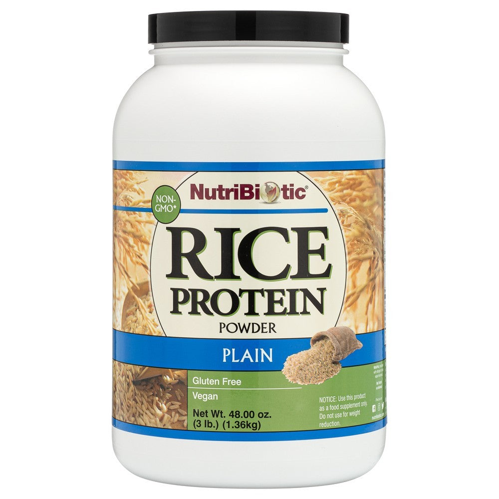NUTRIBIOTIC    Rice Protein Plain, 1.36kg