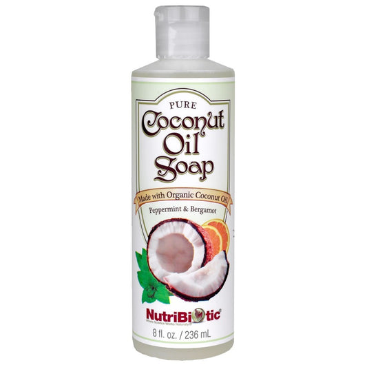 NUTRIBIOTIC    Coconut Soap Peppermint & Bergamot   240ml