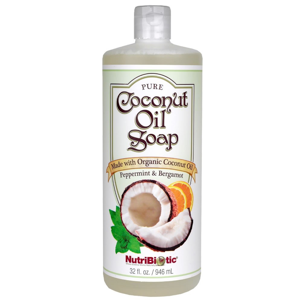 NUTRIBIOTIC    Coconut Soap Peppermint & Bergamot   960ml