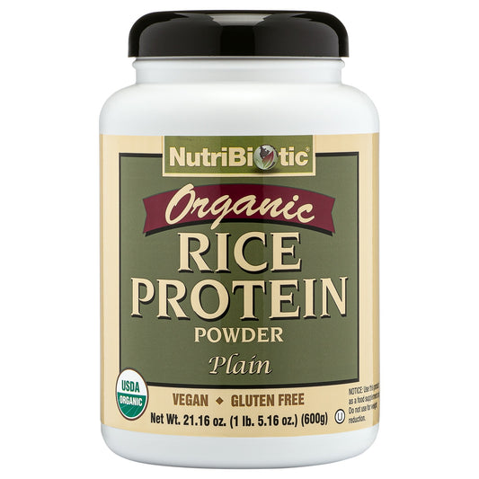 NUTRIBIOTIC    Rice Protein Organic (Plain), 600g