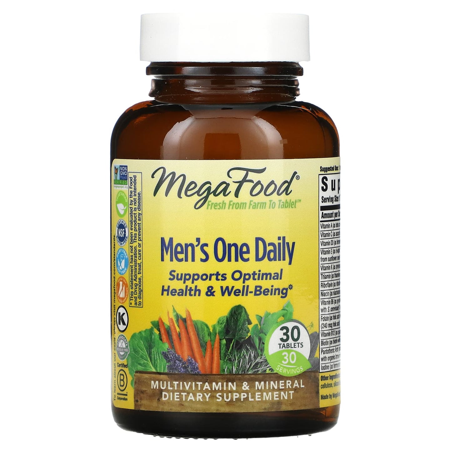 MegaFood_Men's One Daily_30 tabs