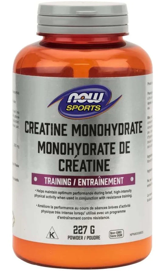 NOW    Creatine Monohydrate Pure Powder 227g