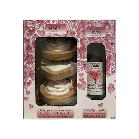 LE COMPTOIR AROMA    Diffuser Stones for Essential Oils    LE COMPTOIR AROMA    Diffuser Stones for Essential Oils    NOW / LCA Loveable Gift Pack 4pc