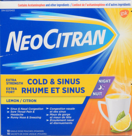 NeoCitran Extra Strength Cold & Sinus