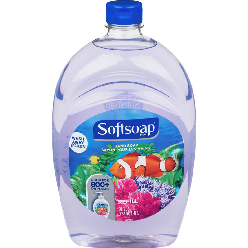 SOFTSOAP HAND SOAP LIQ AQUARIUM REFILL 1.47L LIQUID