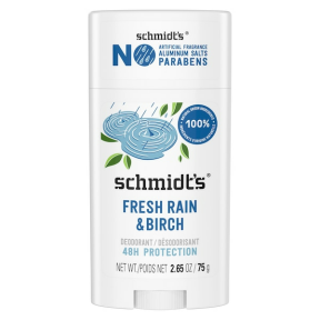 Schmidt's Naturals   Fresh Rain + Birch Deodorant 75g