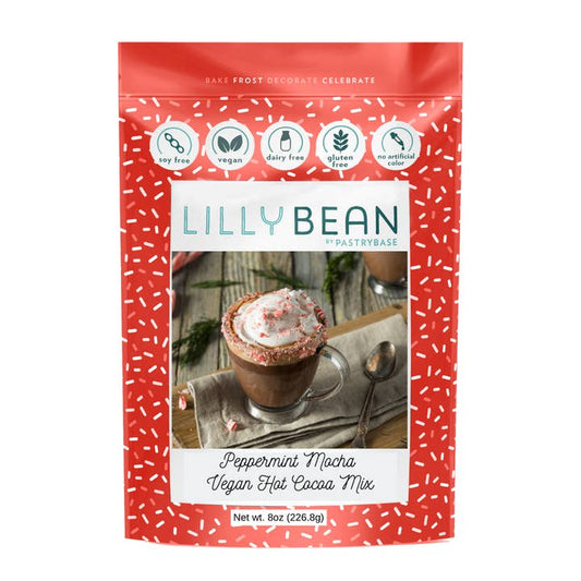 LILLY BEAN    Seasonal    LILLY BEAN    Seasonal    Pepp. Mocha Vegan Hot Choc Mix226g