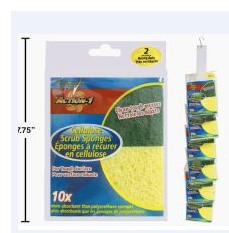 Action 1 - Scrubbing Sponges