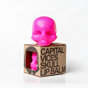 Rebels Refinery   Skull Lip Balm PINK Passionfruit 6g