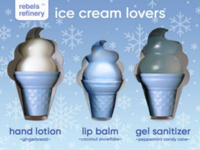 Rebels Refinery   Ice Cream Lover Gift Set 3pc