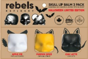 Rebels Refinery   Halloween Skull Lip Balm 3PK 3pk