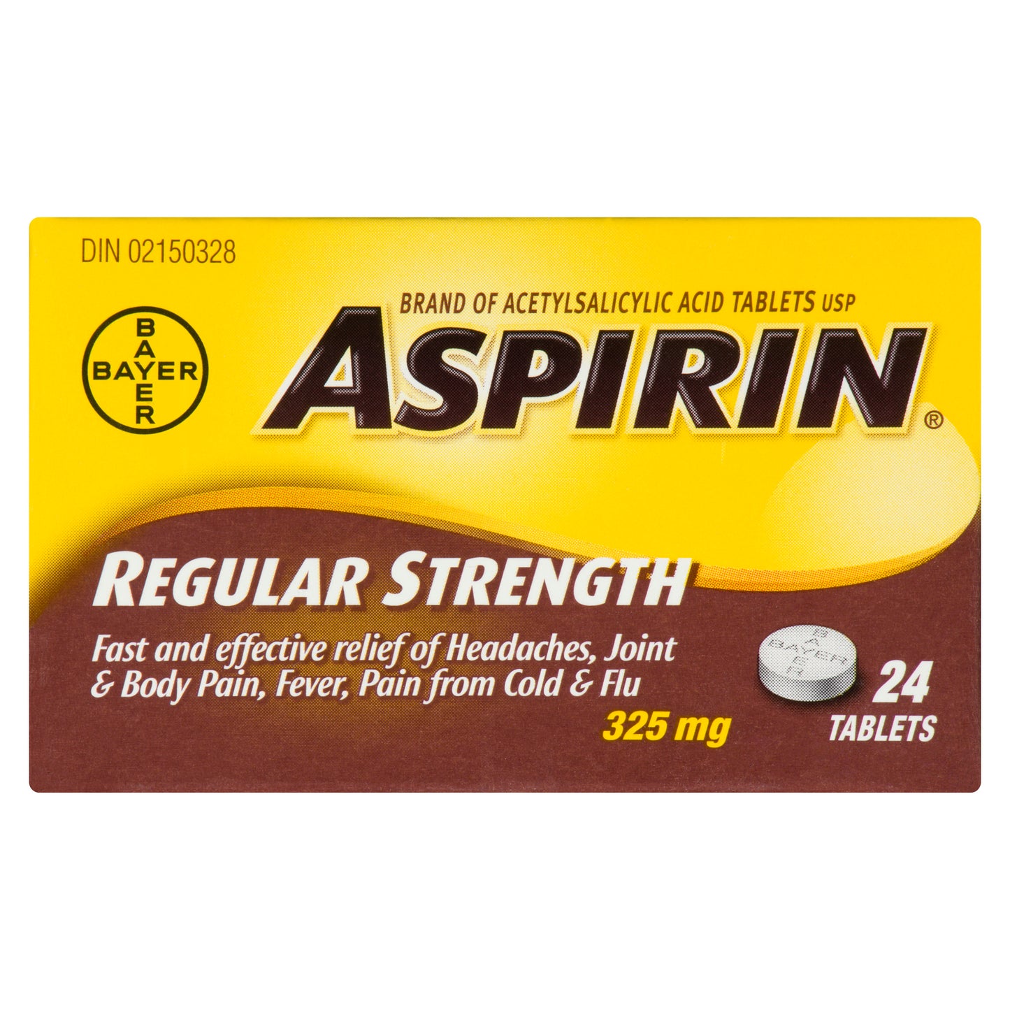 Aspririn Regular Strength 24 tabs