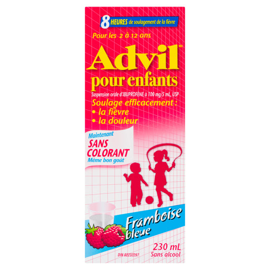 ADVIL CHILDREN BLUE RASPBERRY LIQ 230ML LIQUID