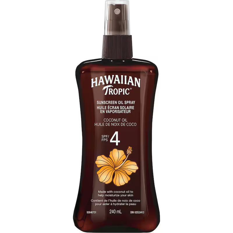 HAWAIIAN TROPIC DARK TAN OIL SPF4 SP 240ML SPRAY
