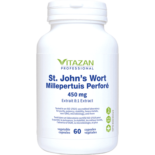 Vitazan    St-John’s Wort (450 mg · 8:1 Extract) 60 capsules