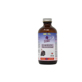 SURO   Elderberry Syrup Nighttime 19+ 236ml