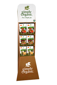 Simply Organic   Gravy Seasoning Mix Shipper 1disp