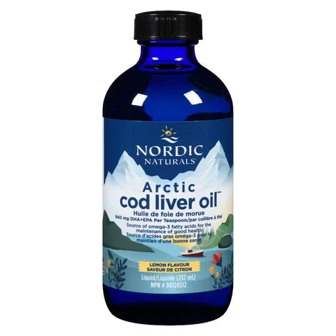 NordicNaturals - Arctic Cod Liver Oil Lemon 237ml