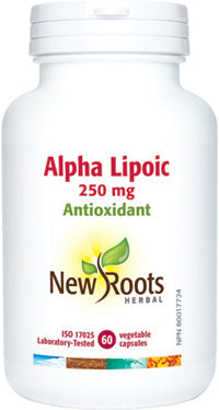 NEW ROOTS    Alpha Lipoic 250 mg    60 capsules