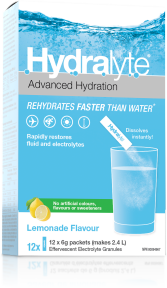 Hydralyte   Electrolyte Granules- Lemonade 12ct