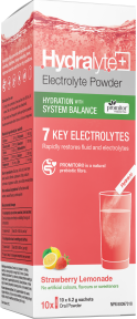Hydralyte   System Balance Strawberry Lemonade 10ct