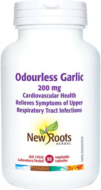 NEW ROOTS    Odourless Garlic 200 mg    90 capsules