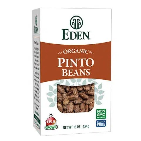 EDEN FOODS    Beans Dry Boxed    EDEN FOODS    Beans Dry Boxed    Org Pinto Beans 454g