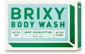 BRIXY   Body Wash Bar - Mint Eucalyptus 113g