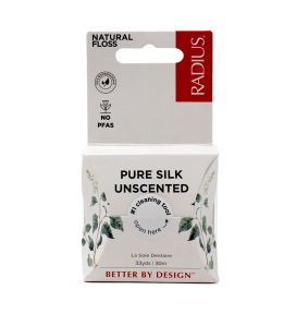 Radius Corporation   Floss, Pure Silk Unscented 6 x 30m