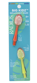 Radius Corporation   Rplcmnt Heads 2pk Forever Big Kid 2ct