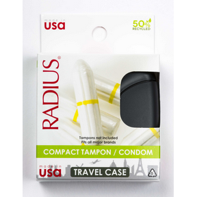 Radius Corporation   Travel Case, Small Tampon & Condom 1un