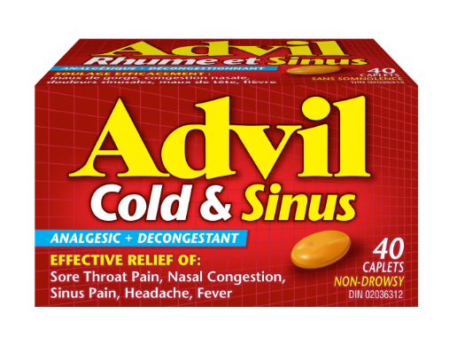ADVIL COLD & SINUS CPLT 40