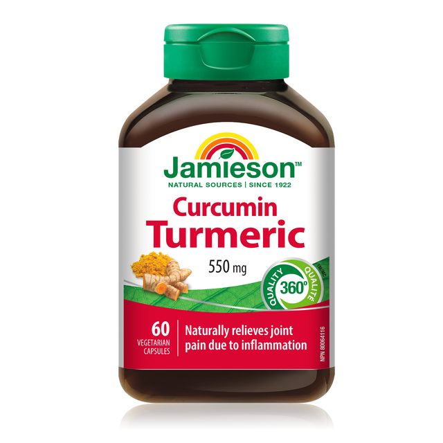 Jamieson    JMS Curcumin Turmeric 550mg 60's    60Vegetable Capsules
