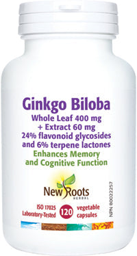 NEW ROOTS    Ginkgo Biloba     120 capsules