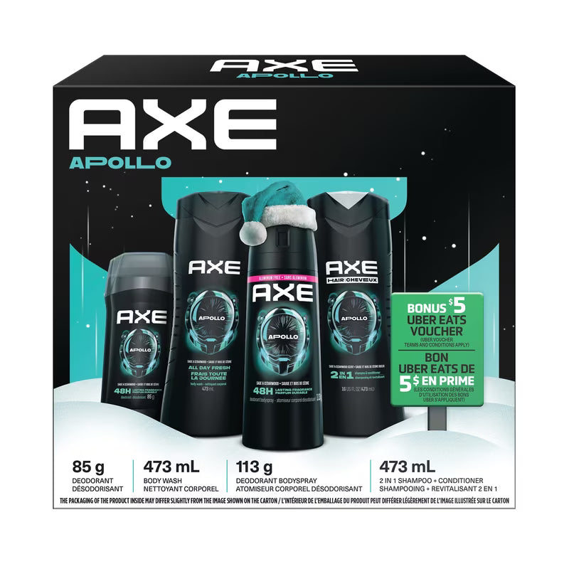 AXE APOLLO GIFT PK 4PC pack of 6