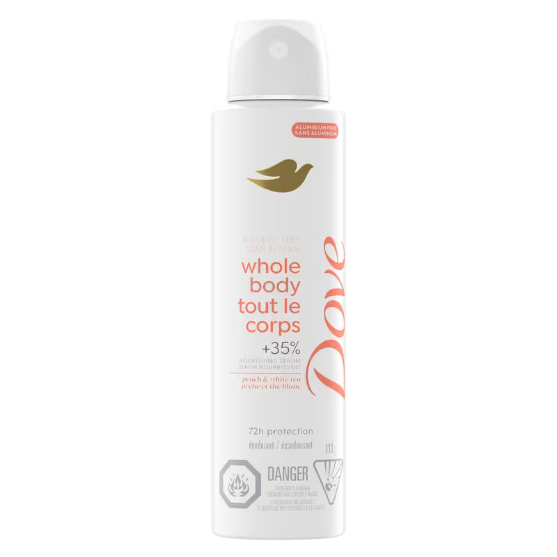 DOVE DEO SP PEACH WHITE TEA 113G AEROSOL