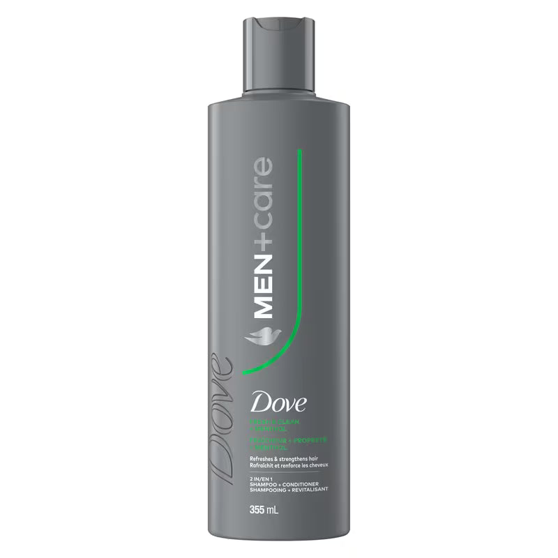 DOVE MEN+CARE SHP 2N1 FRESH CLEAN METHOL 355ML