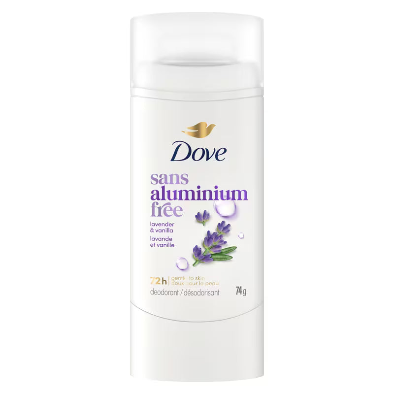 DOVE DEO STK LAVENDER VANILLA 74G