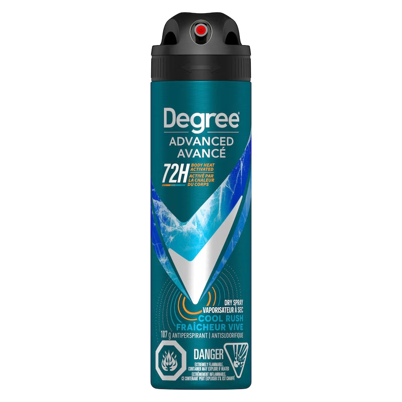 DEGREE MEN ANTIPERSPIRANT COOL RUSH SP 107G AEROSOL