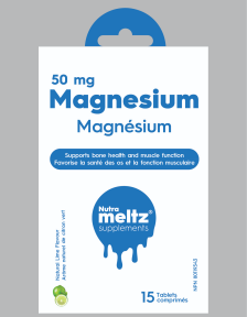 NUTRAMELTZ   Magnesium 50 mg 12 x 15tab