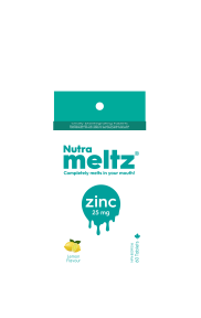 NUTRAMELTZ   Zinc - 25mg 60tab