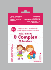 NUTRAMELTZ   KIDS Vitamin B-Complex   15tab