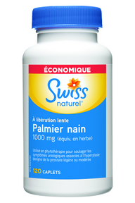 Swiss Natural   Saw Palmetto TR 1000mg VALUE SIZE 120caps