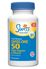 Swiss Natural   Swiss One 50 TR Multi With B Com 72caps